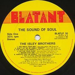 THE ISLEY BROTHERS - The Sound Of Soul - Blatant