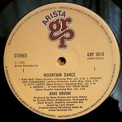 Dave Grusin - Mountain Dance - Arista