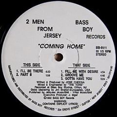 2 Men From Jersey - Coming Home - Bass Boy Records