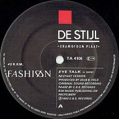 Fashion - Eye Talk - CBS