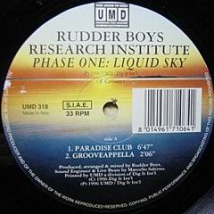 Rudder Boys Research Institute - Phase One: Liquid Sky - Underground Music Department