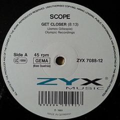 Scope - Get Closer - ZYX Music