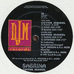 Sabrina - Cover Model - Djm Records