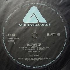 The Kinks - Sleepwalker - Arista