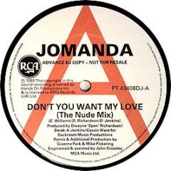 Jomanda - Don't You Want My Love - RCA