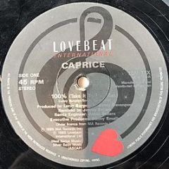 Caprice - 100% - Lovebeat International