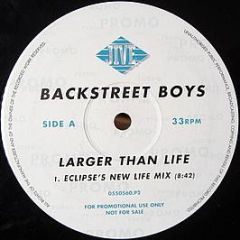Backstreet Boys - Larger Than Life - Jive