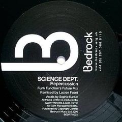 Science Dept. - Persuasion / Repercussion (The Unreleased Mixes) - Bedrock Records