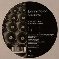 Johnny Fiasco - Footnotes Vol. 1 - Nine Records (US)