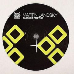 Martin Landsky - Back (Go For The) - Poker Flat Recordings