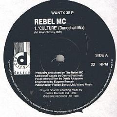 Rebel MC - Culture / Comin' On Strong - Desire Records