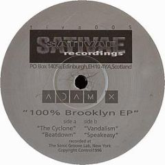 Adam X - 100% Brooklyn EP - Sativae Recordings