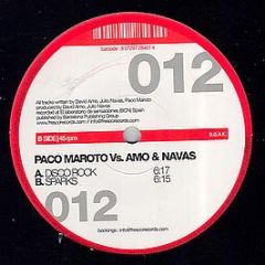 Paco Maroto Vs. Amo & Navas - Disco Rock / Sparks - Fresco Records