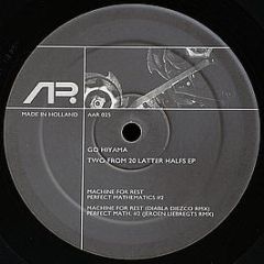 Go Hiyama - Two From 20 Latter Halfs EP - Audio Assault