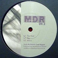 Answer Code Request - The Host - Marcel Dettmann Records