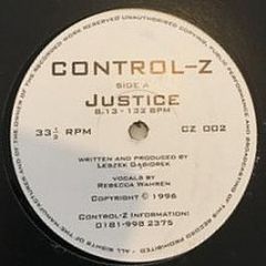 Control-Z - Justice - Control Zone Records