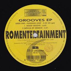 Romentertainment - Grooves EP - Romentertainment