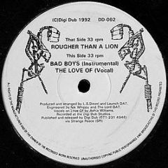 L.S. Diezel - Bad Boys / The Love Of / Rougher Than A Lion - Digidub records