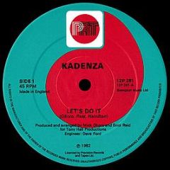 Kadenza - Let's Do It - PRT