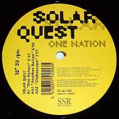 Solar Quest - One Nation - Ssr Records