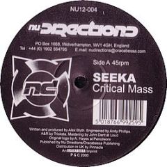 Seeka - Critical Mass - Nu Directions