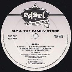 Sly & The Family Stone - Fresh - Edsel Records