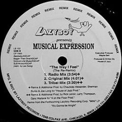 Musical Expression - The Way I Feel (The Re-Remix) - 	Lazyboy Records