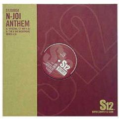 N Joi - Anthem - S12 Simply Vinyl