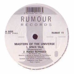 Masters Of The Universe - Space Talk / Check It Out - Rumour