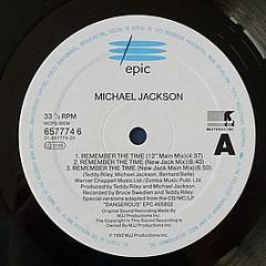 Michael Jackson - Remember The Time - Epic