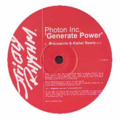 Photon Inc - Generate Power - Strictly Rhythm Uk