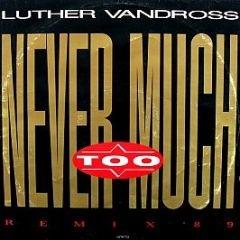 Luther Vandross / Change - Never Too Much / Glow Of Love - Epic