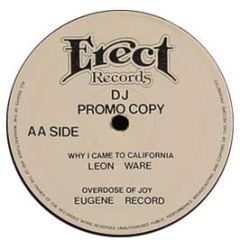 Leon Ware / Terry Callier - Why I Came To California - Erect Records