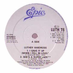 Luther Vandross - I Gave It Up - Epic
