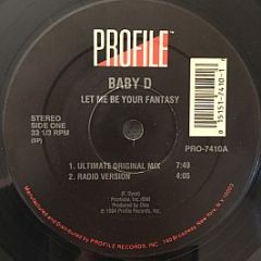 Baby D - Let Me Be Your Fantasy - Profile