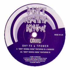 Shy Fx & T Power Feat Di - Don't Wanna Know - Ebony