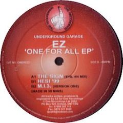 EZ - One For All EP - One Recordings