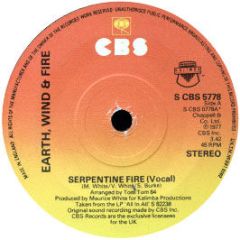 Earth Wind & Fire - Serpentine Fire - CBS