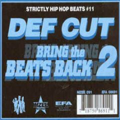 Def Cut - Bring The Beats Back 2 - Mzee