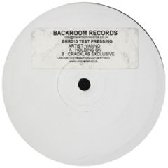 Vanno - Holding On - Backroom Records