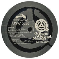 Q Burns Abstract Message - Touchin' On Something - Astralwerks