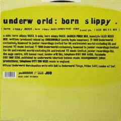 Underworld - Born Slippy - Junior Boys Own