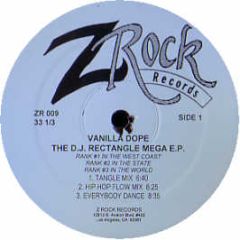 DJ Rectangle - Vanilla Dope - Z Rock Records