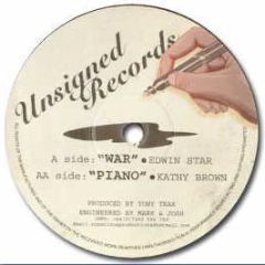 Edwin Starr / Kathy Brown - War / Piano (2003 Mixes) - Unsigned