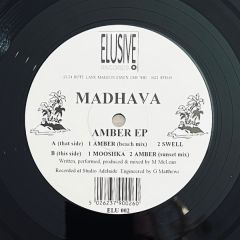 Madhava - Madhava - Amber EP - Elusive Records 1
