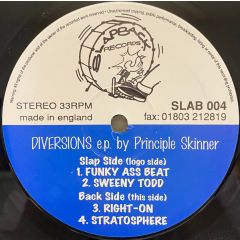 Principle Skinner - Principle Skinner - Diversions EP - Slapback
