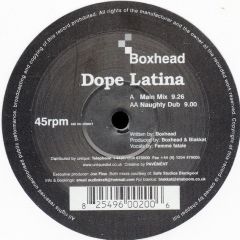 Boxhead - Boxhead - Dope Latina - Chappel Hill Records