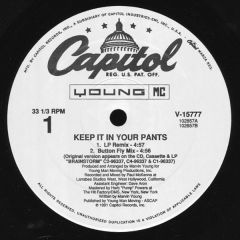 Young MC - Young MC - Keep It In Your Pants - Capitol Records