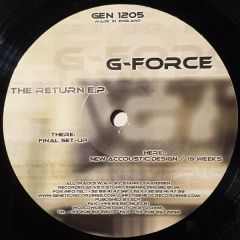 G-Force - G-Force - The Return EP - Genetic Recordings