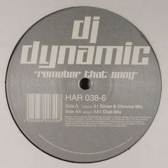 DJ Dynamic - DJ Dynamic - Remember That Song - Harem Records